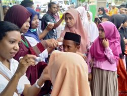 Peserta MTQ Lembata Diperiksa Suhu Tubuhnya