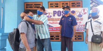 Partai Nasden Lembata Gandeng Alegra dan Forum PRB, Bagi Masker dan Hand Sanitizer untuk Masyarakat Lembata