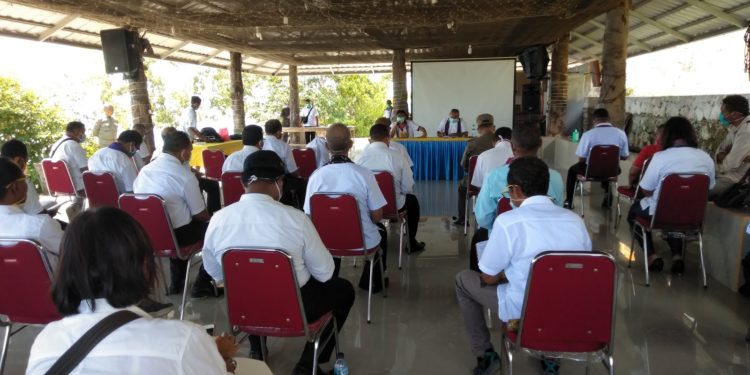 Bupati Sunur Instruksikan Kepala OPD Dan Para Camat Segera Buat Sekema Anggaran Penanganan Covid-19