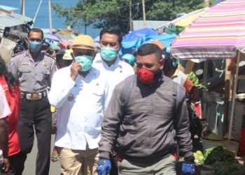 Wabup Agus Boli Sidak Harga sembako dan Berang Pedagang