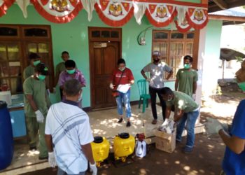 Ini Langkah Pemdes Lamawalang Lakukan Tindakan Preventif Cegah Covid-19