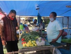 Masa Normal Baru Bupati Anton, Pantau Aktivitas Pasar Oka