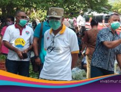 Tinjau Aktivitas Pasar Hadakewa, Bupati Sunur: Wajib Pakai Masker