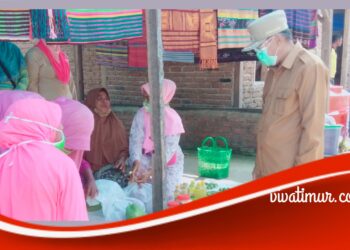 Bupati Sunur Pantau Aktivitas Pasar Walangsawa