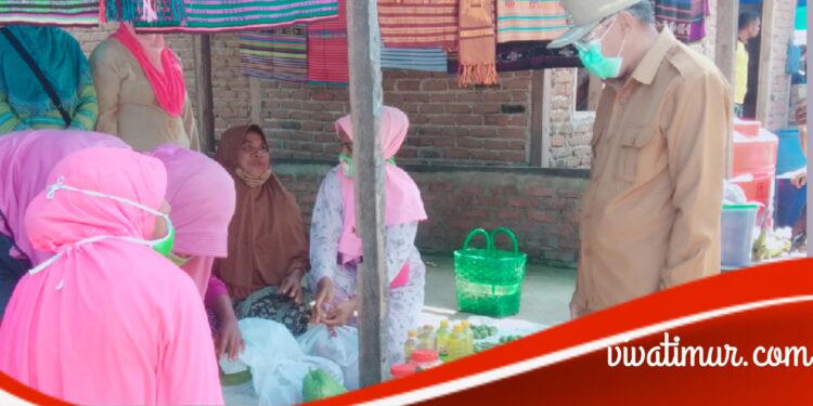 Bupati Sunur Pantau Aktivitas Pasar Walangsawa