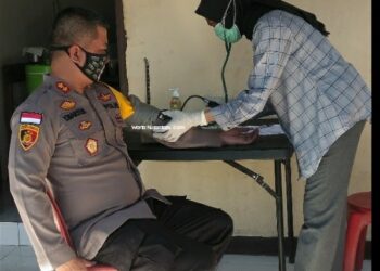 Polres Lembata Sumbang 50 Kantong Darah Untuk RSUD Lewoleba