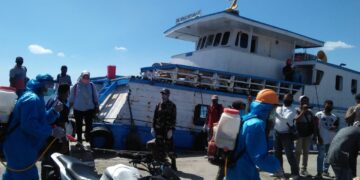 Pelayaran Perdana Larantuka-Lewoleba, 4 Penumpang Non Reaktif Rapit Test