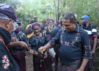 Bupati Anton Hadjon Ramaikan Seremonial Adat Di Lewotala