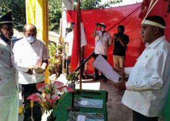 Bupati Anton Lantik Penjabat Kepala Desa Tobitika