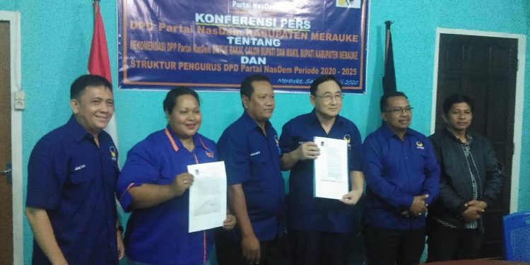 Tak Dapat Rekomendasi, Frederikus Gebze Juga Diberhentikan Dari Ketua DPD Nasdem Merauke