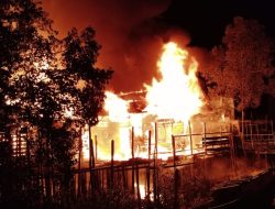 Tujuh Rumah  dan Café Terbakar,  Seorang Warga Tewas