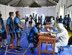 Personil TNI Lantamal XI Merauke  rapid test, satu diantaranya reaktif