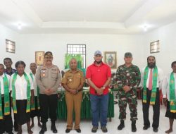 Kapolda Papua Resmikan Gereja Patmos di Sarmi