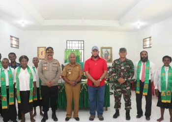 Kapolda Papua Resmikan Gereja Patmos di Sarmi