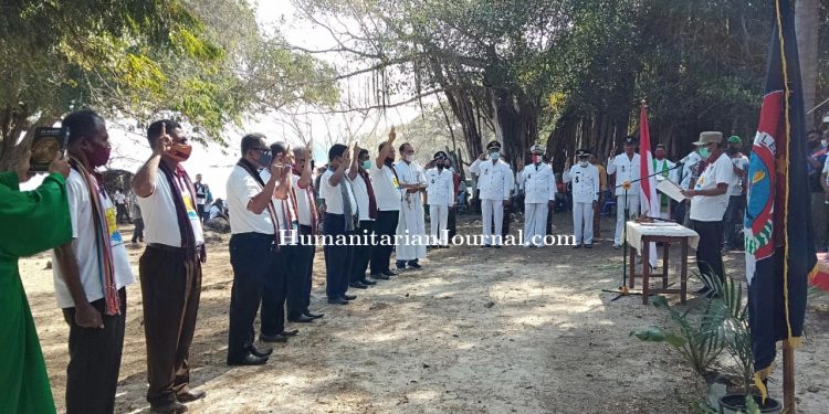 Bupati  Sunur Lantik Para Pejabat Eselon Pemkab Lembata di Desa Pasir Putih