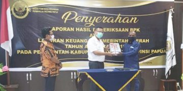 Hasil Pemeriksaan BPK 2019:Dogiyai Raih Opini Wajar Dengan Pengecualian