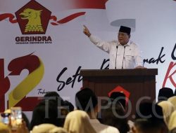 KLB Tetapkan Prabowo Subianto Ketua Umum Gerindra 2020-2025
