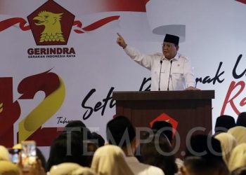 KLB Tetapkan Prabowo Subianto Ketua Umum Gerindra 2020-2025