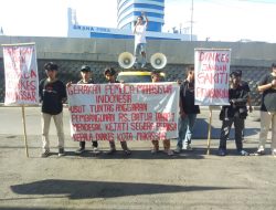 GPMI Demonstrasi di Kejati Sulawesi Selatan