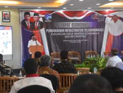 Menteri Jhony Plate Buka Rakor Kominfo di Manggarai Barat ,Transformasi Digital Sangat Penting
