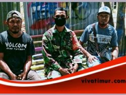 Cegah Karhutla,Babinsa Gelar Komsos di Desa Palilolon Ile Ape