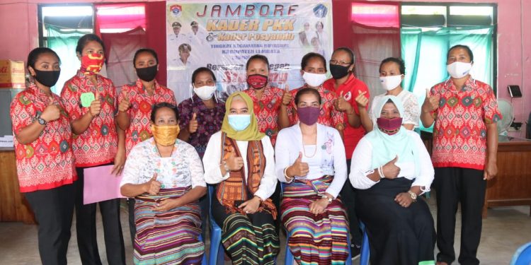 KETUA PKK LEMBATA, YUNI DAMAYANTI : PROGRAM DESA CEPAT TUMBUH, SINERGI DENGAN PKK DI TIAP DESA