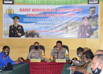 Kapolda NTT Pimpin Rakor Kesiapan Simulasi Pengamanan Kawasan Wisata di Labuan Bajo