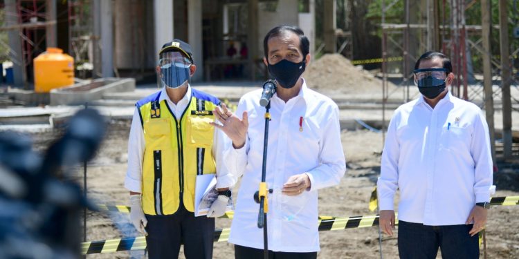 Presiden Jokowi Tinjau  Pembangunan Terminal Multifungsi di Labuan Bajo