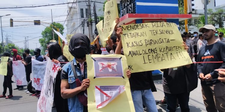 Aliansi Mahasiswa Timur Melawan (MALANG) Aksi Demonstrasi, Jangan Ganggu Habitat Komodo