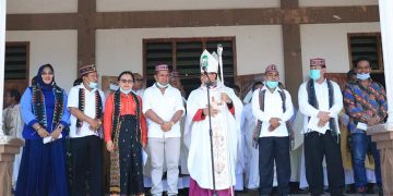 Uskup Siprianus Pimpin Misa Perutusan Calon Bupati/ Wakil Bupati Manggarai Barat