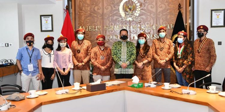 Rakernas Perhimpunan Mahasiswa Katolik Republik Indonesia Bamsoet Ajak Generasi Muda Bangun Benteng Ideologi Bangsa