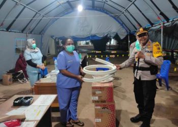 Dua Rumah Sakit Dapat Bantuan AC dari Polres Merauke