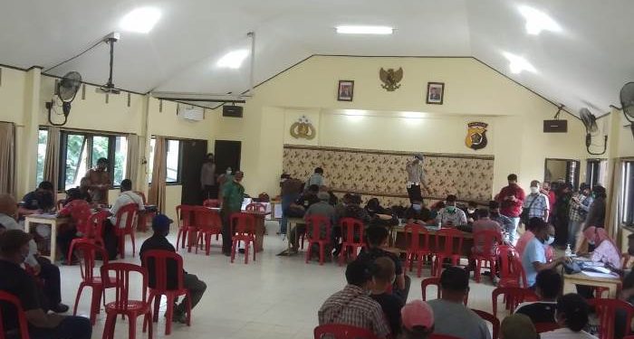 Puluhan Warga Ditangkap dan  Digelandang ke Polres Merauke