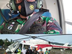 Dandim Flotim Pimpin Patroli Mitigasi Udara Pemantauan Gunung Ile Lewotolok Lembata