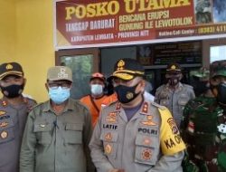 Kapolda NTT, Irjen Lotharia Latif Kunjung Pengungsi Erupsi Ile Lewotolok