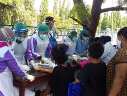 Ribuan Pengungsi Ile Lewotolok Jalani Rapid Test Massal