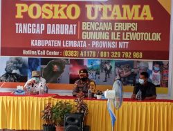 Siaran Pers : Sekda Lembata Himbau Donatur  Melapor  dan Tidak Langsung Serahkan Bantuan Kepada Pengungsi