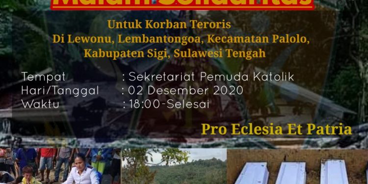 PMKRI Kapuas Hulu-Kalbar Gelar Malam Solidaritas Korban Terorisme di Sigi, Sulawesi Tengah