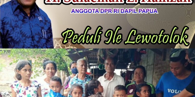 Anggota DPR RI, H. Sulaeman Hamzah Kirim Rp 100 Juta Untuk Pengungsi Ile Lewotolok Lembata