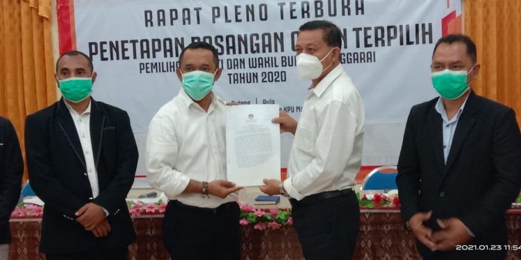 KPU Manggarai Tetapkan Hery-Hery, Bupati Dan Wakil Bupati Terpilih