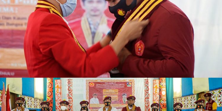 Yohanes Belen Wuwur Dilantik Jadi Ketua PMKRI Kapuas Hulu, Kalbar