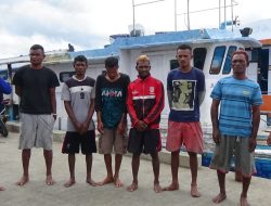 Pospolair Patroli Flotim Tangkap Kapal Nelayan Alor Bom Ikan di Perairan Sagu