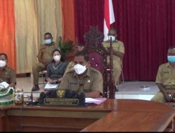 Bupati Flotim Antonius Hadjon Ajak Para Kepala Desa  Cegah Covid-19