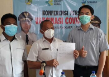 Forkompimda Manggarai Barat Vaksinasi Covid-19  Tahap Pertama