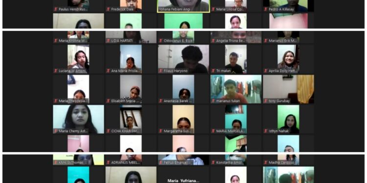 Webinar KMK St. Thomas Moore Kupang : Mempererat Hubungan Kekeluargaan