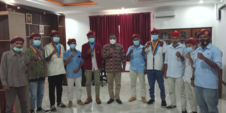 Bupati Anton Audensi PMKRI Larantuka, Akui Kelemahan Tangani Pasien Covid-19