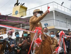 Bupati Mabar, Edistasius Endi Resmikan Kapal Bantuan Kemenhub RI