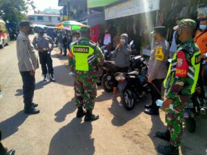 Patroli Gabungan TNI Polri Dan Sat Pol PP Operasi Yustisi Penegakan Prokes Covid 19