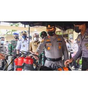 Kapolres Lembata AKBP Yoce Marten Pimpin Apel Siaga Bencana