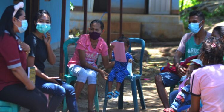 Puskesmas Ritaebang Gelar Posyandu Patuhi Protokol Covid-19